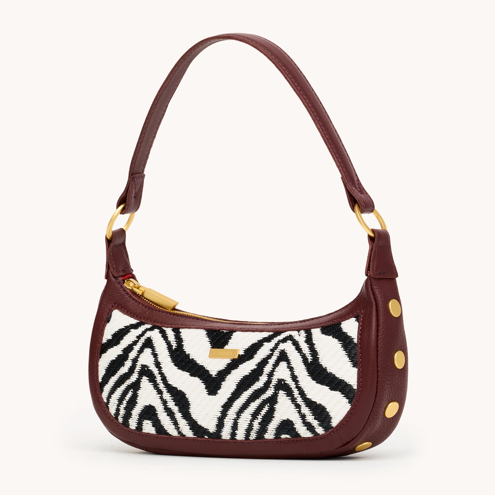 Hammitt Becker Sml - Zebra/Brushed Gold