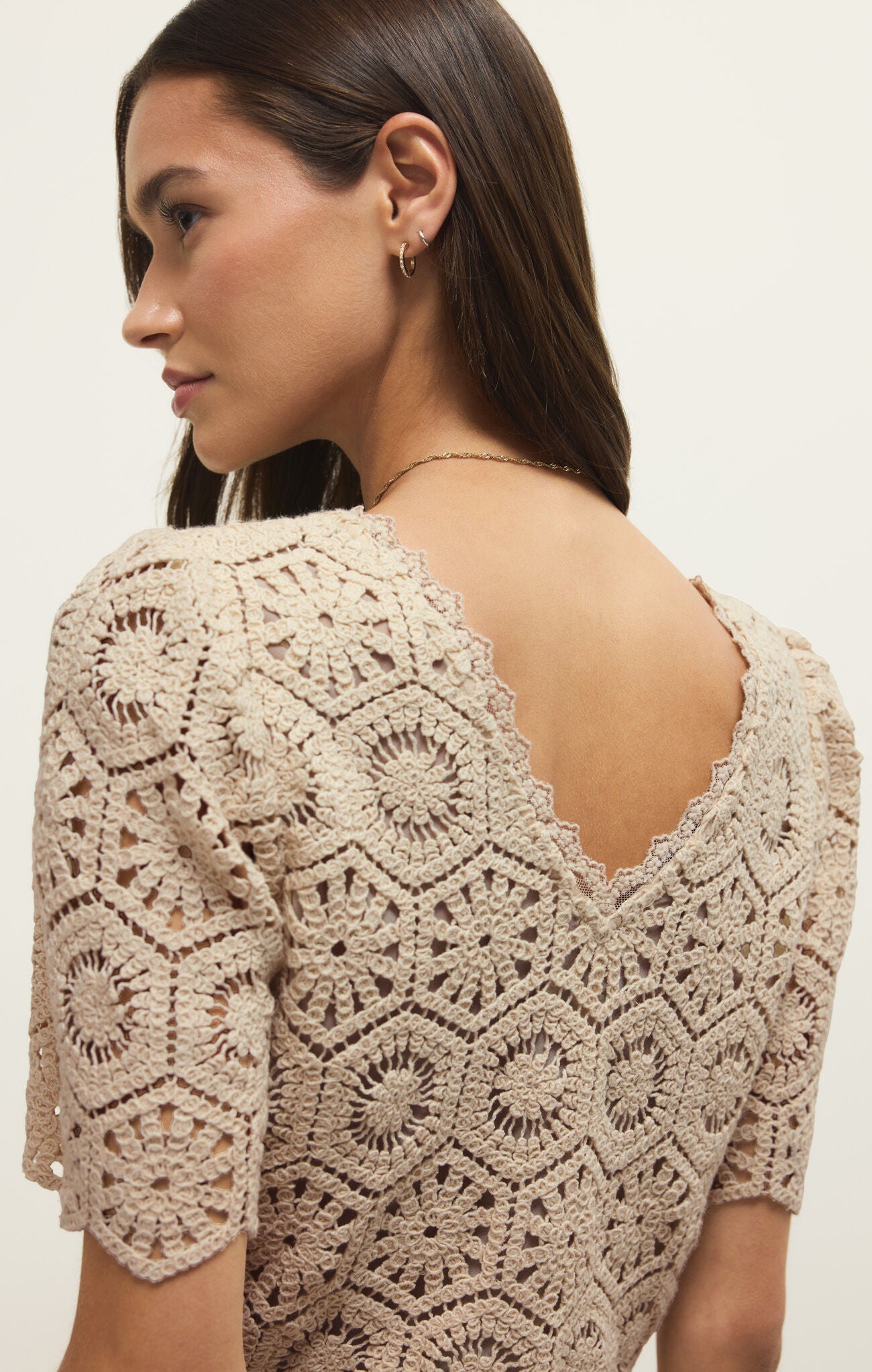 Raquel Lace Top - Natural