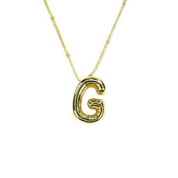 Mini Balloon Initial Necklace