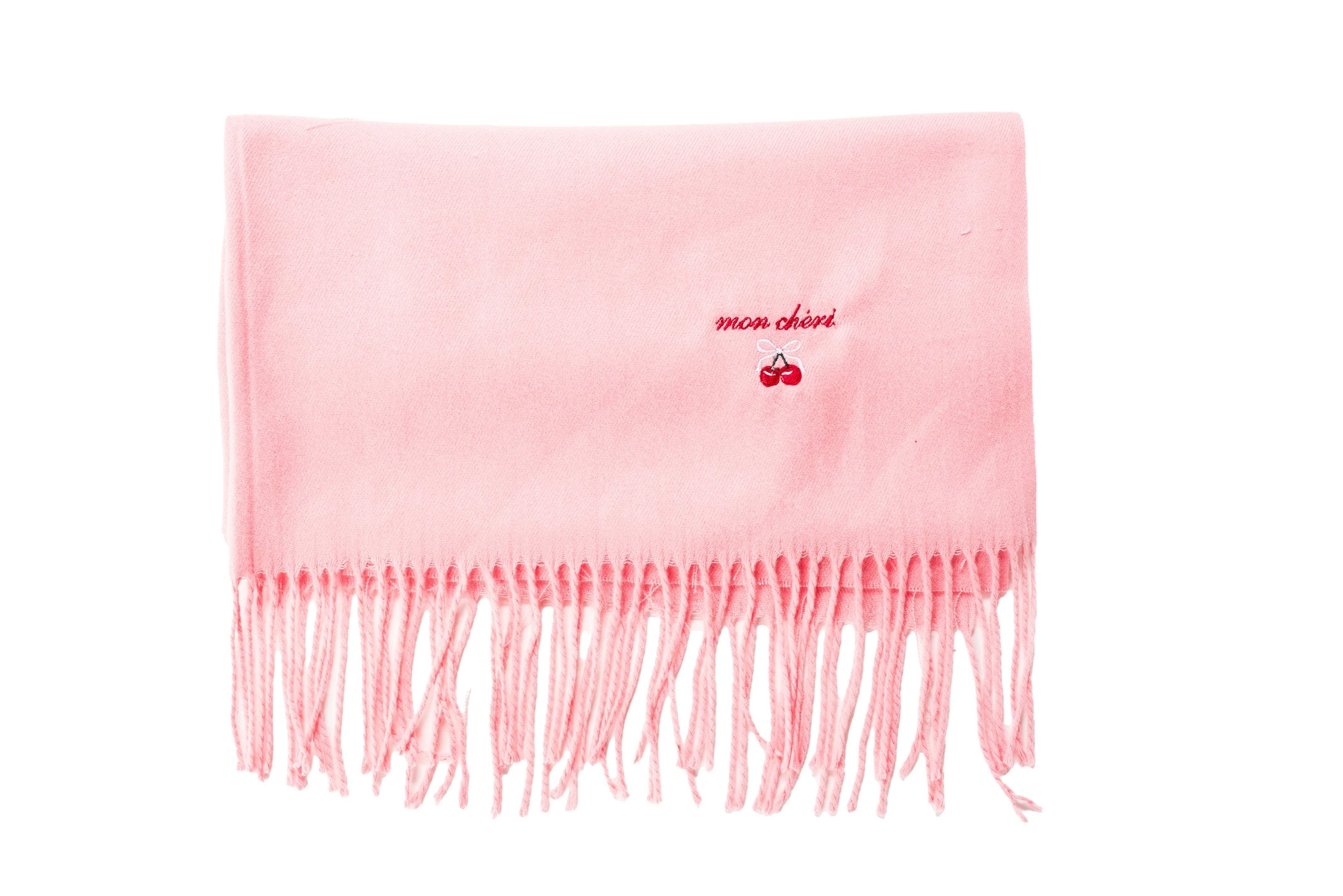 French Girl Cashmere Scarf - Pink