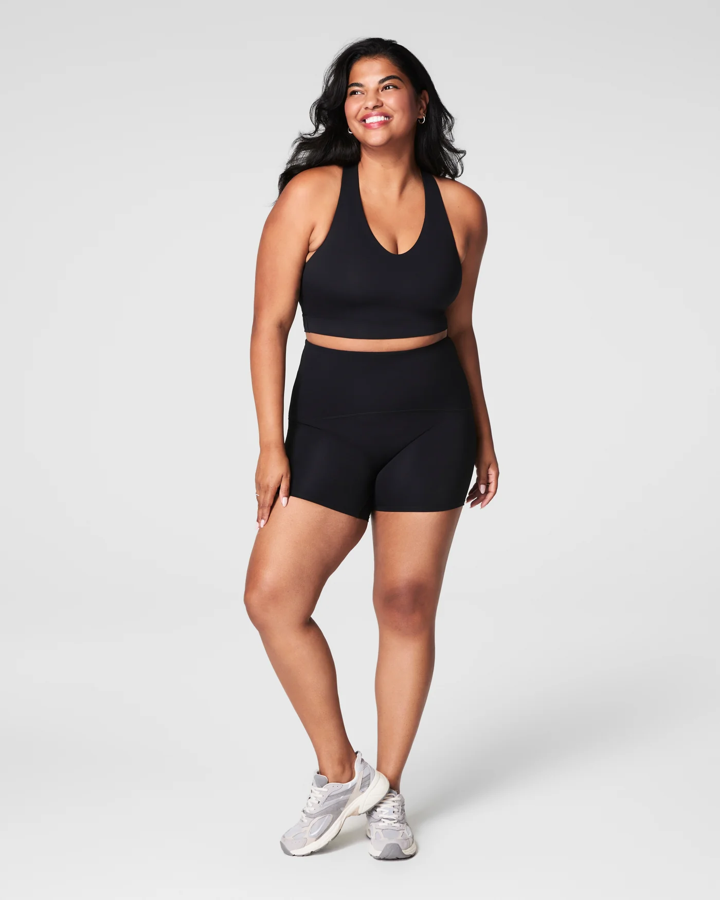 Booty Boost Active Biker Shorts 5" - Very Black