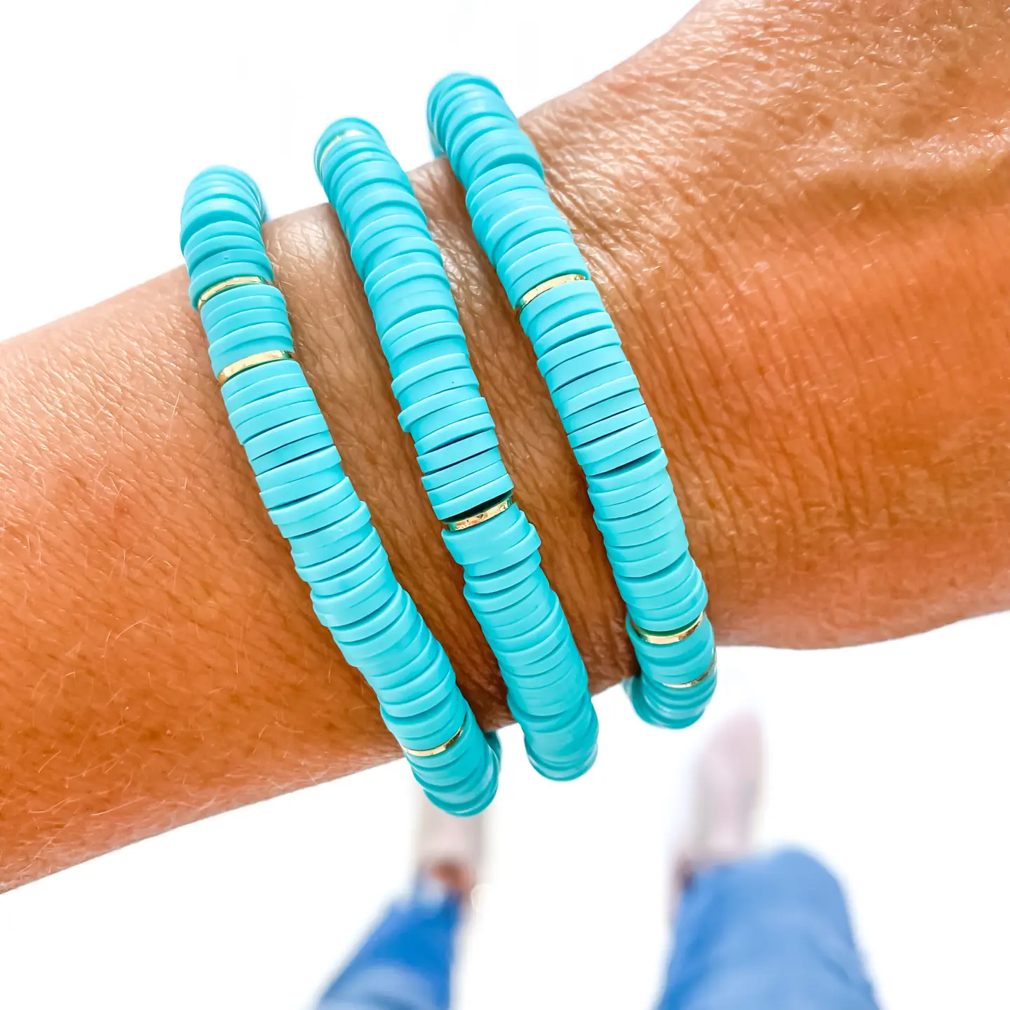 Vinyl Heishi Bracelet