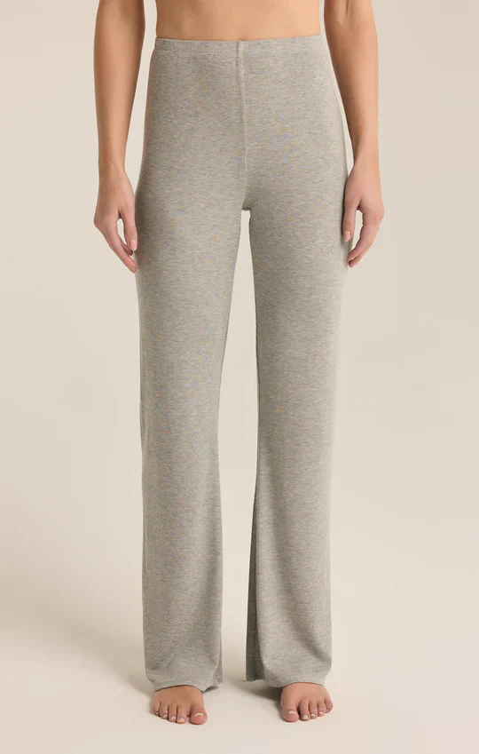 Terrace Ribbed Pants - Heather Grey
