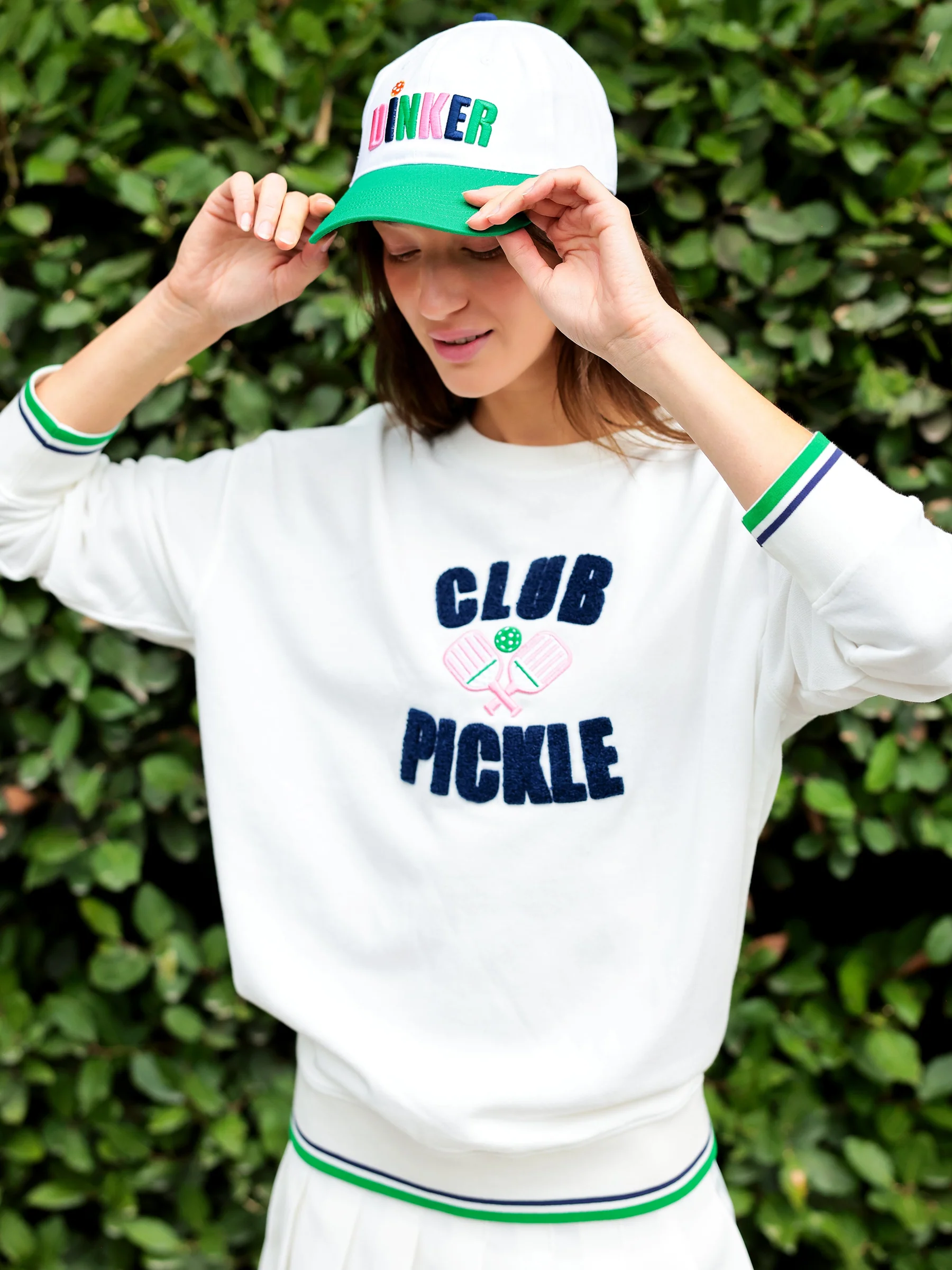 Shiraleah "Club Pickle" Sweatshirt - Ivory