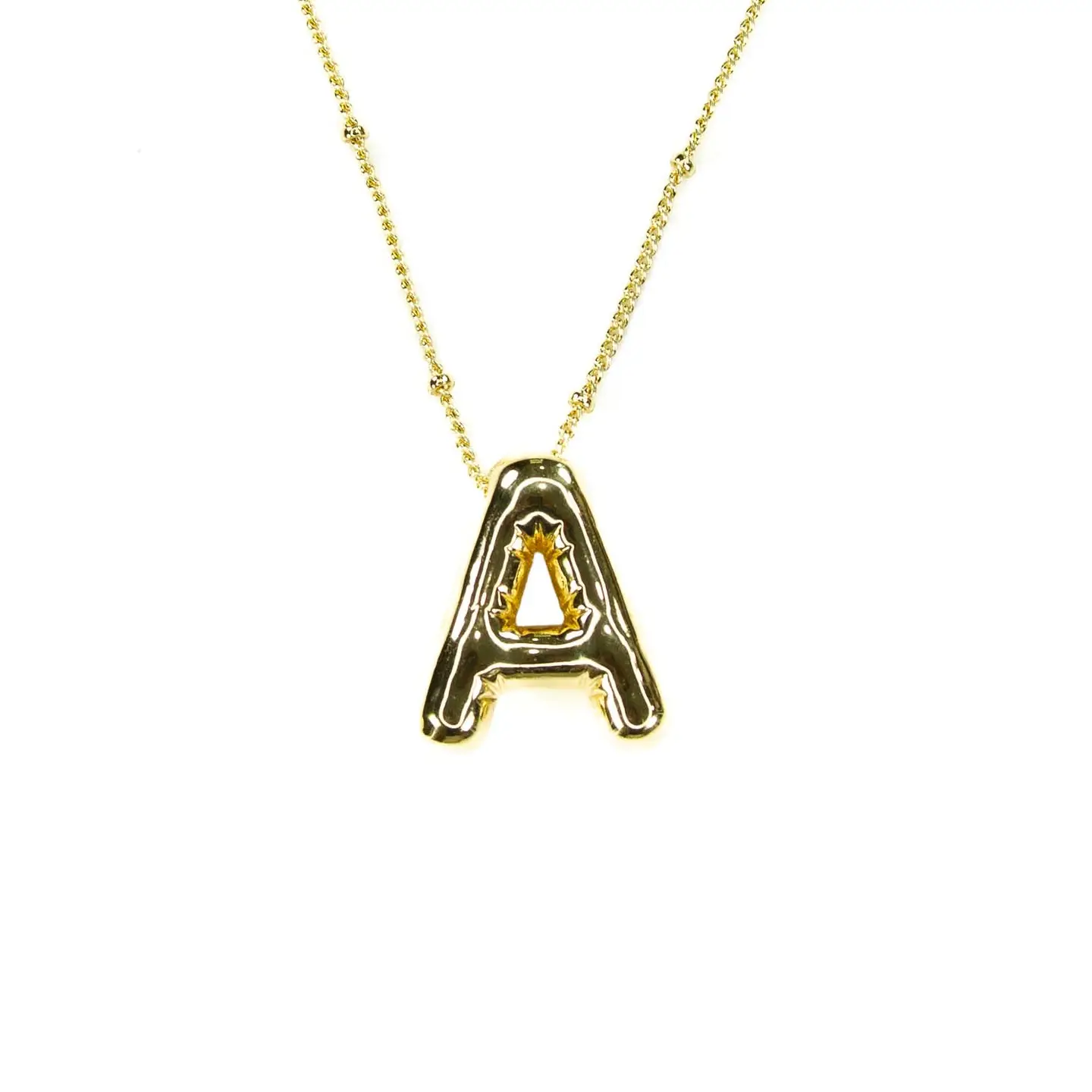 Mini Balloon Initial Necklace