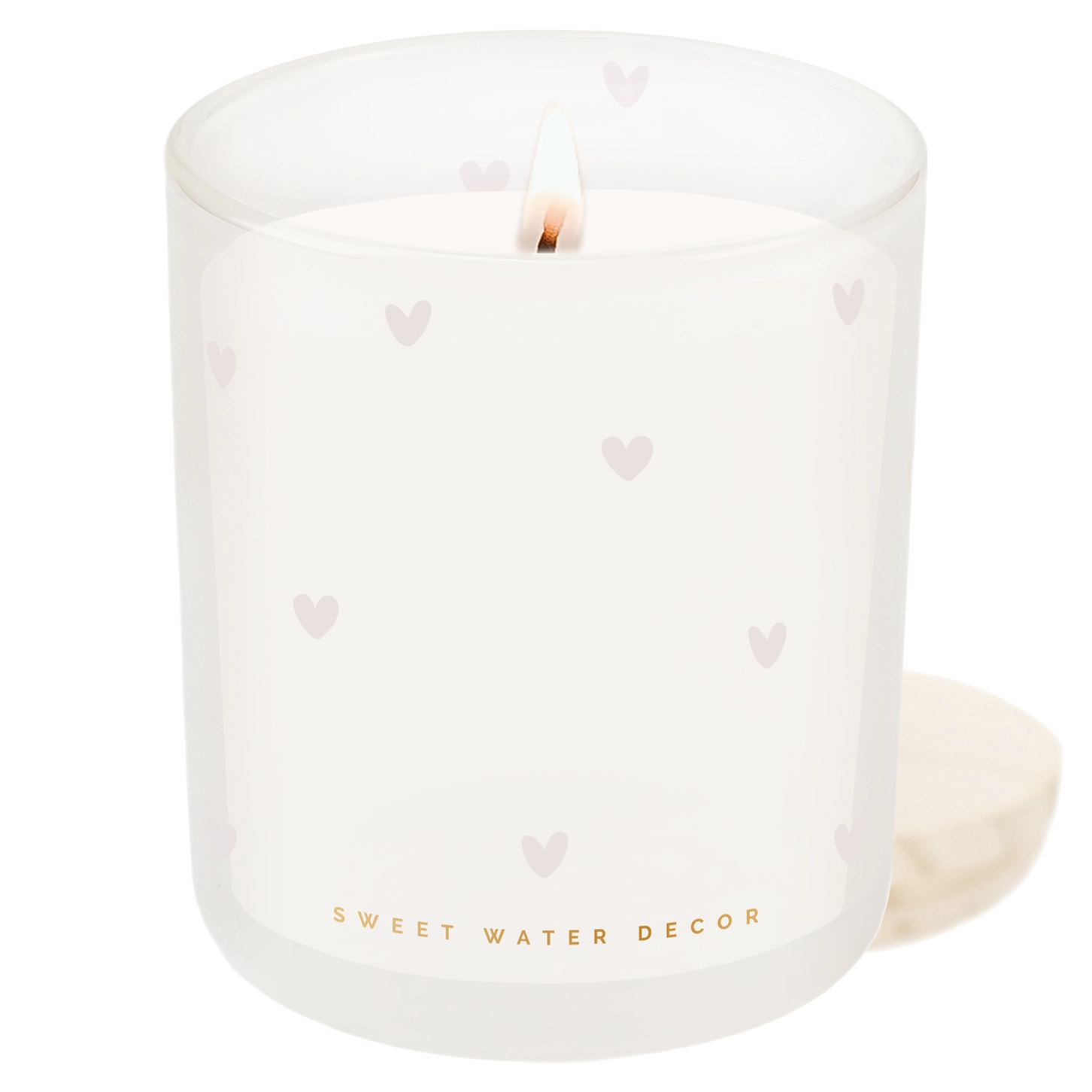 All Over Hearts 12 oz Soy Candle