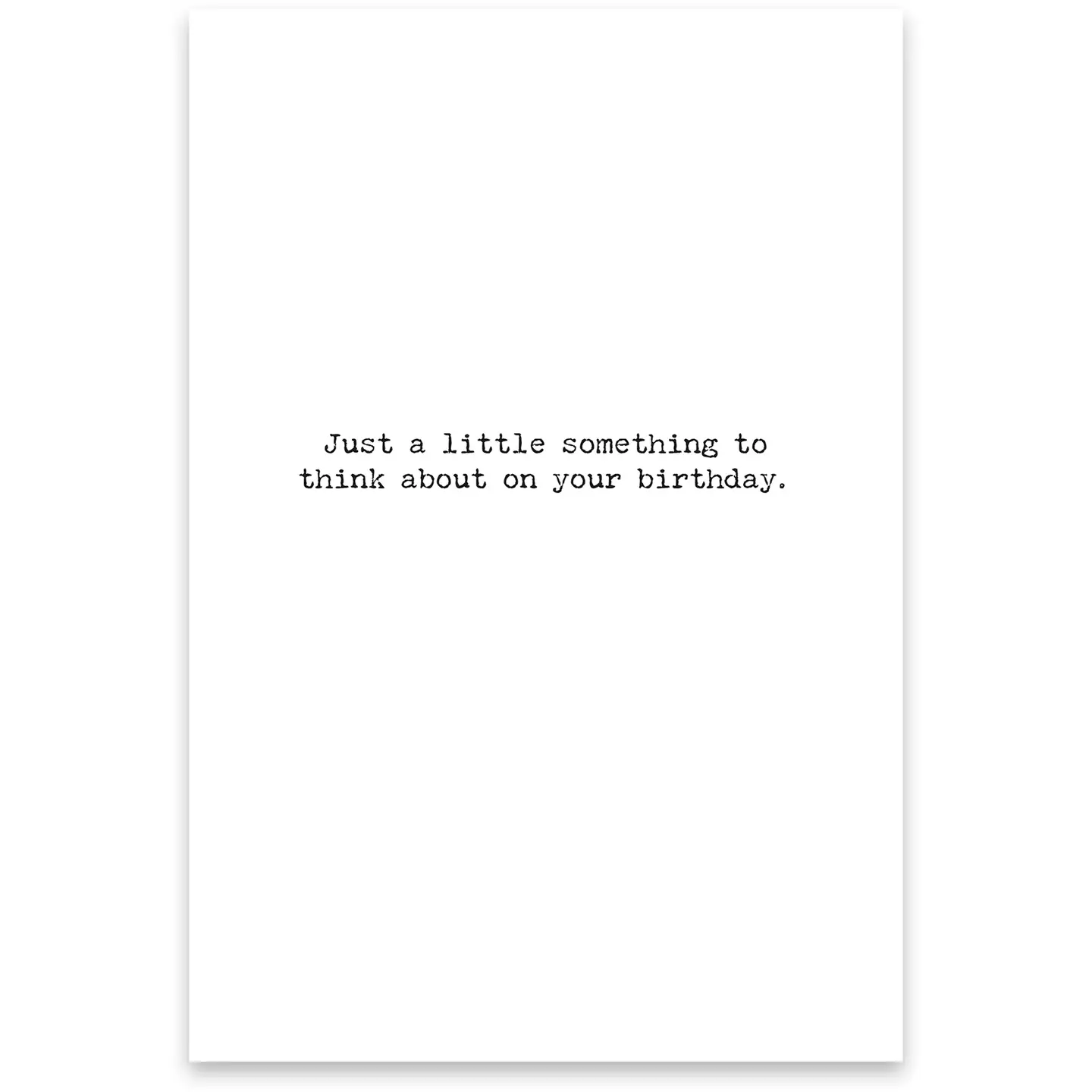 Just A Little Greeting Card