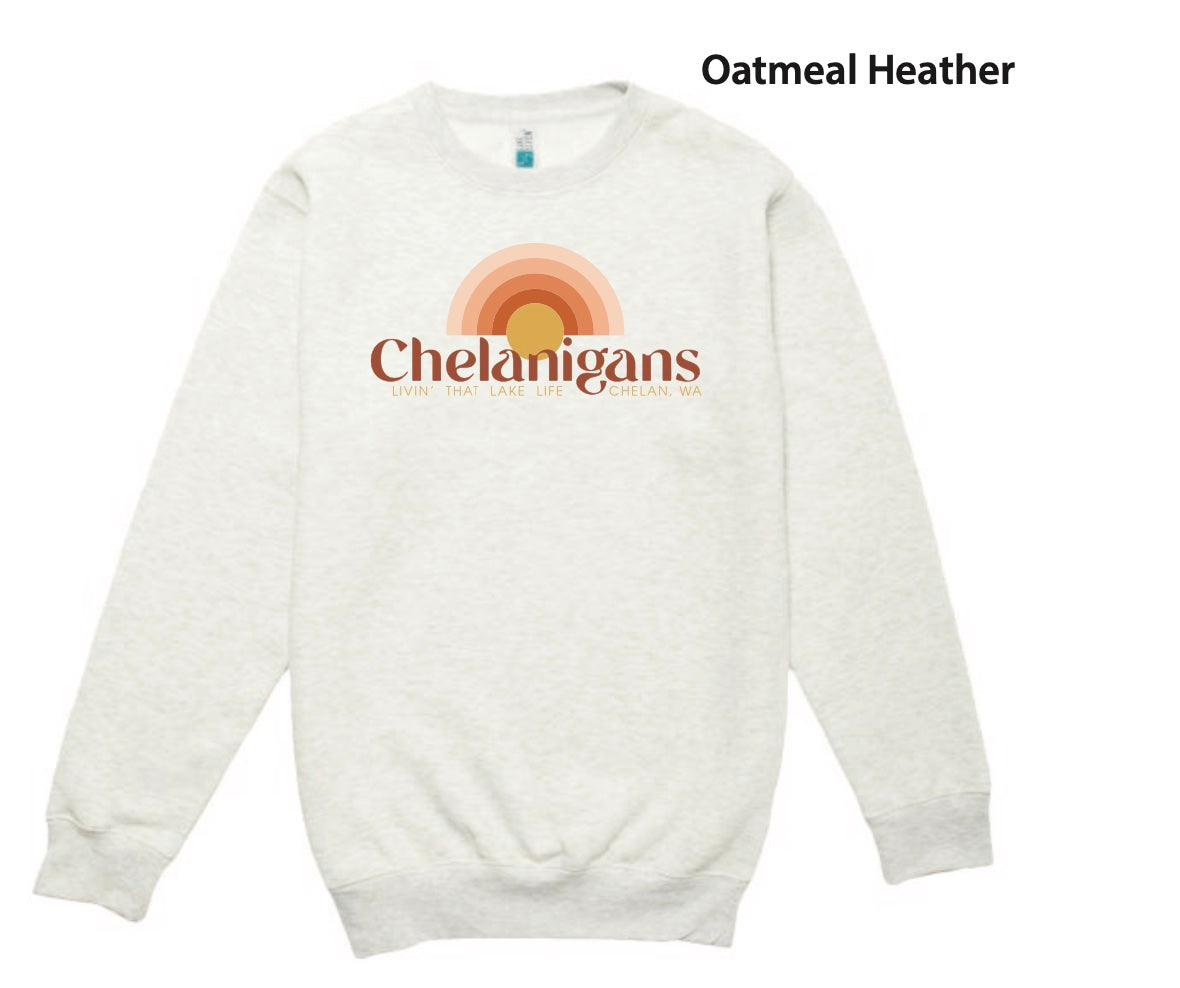 Chelanigans Rainbow Pullover Crewneck