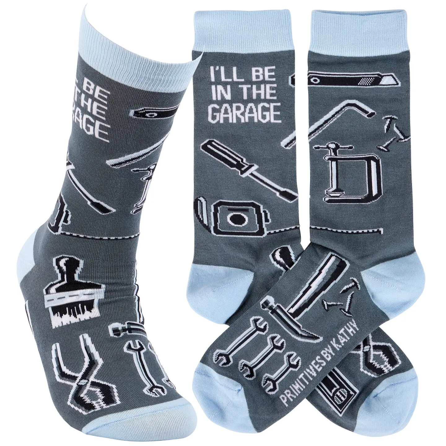 I'll Be in the Garage Socks