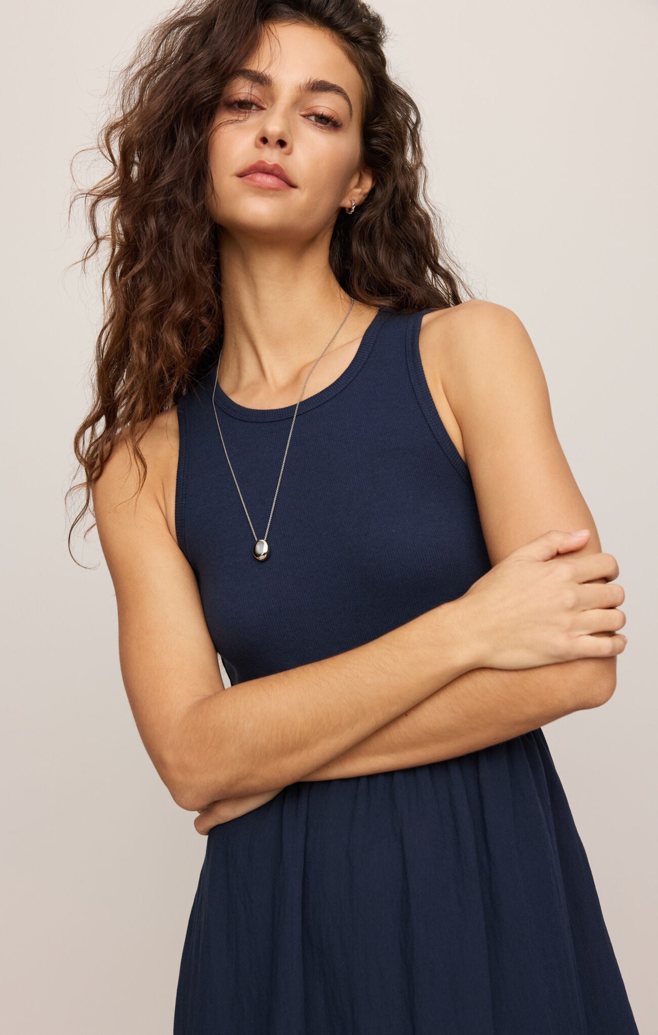 Charlotte Midi Dress - Eclipse