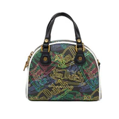 Neon Logo Black Bowling Bag - Small
