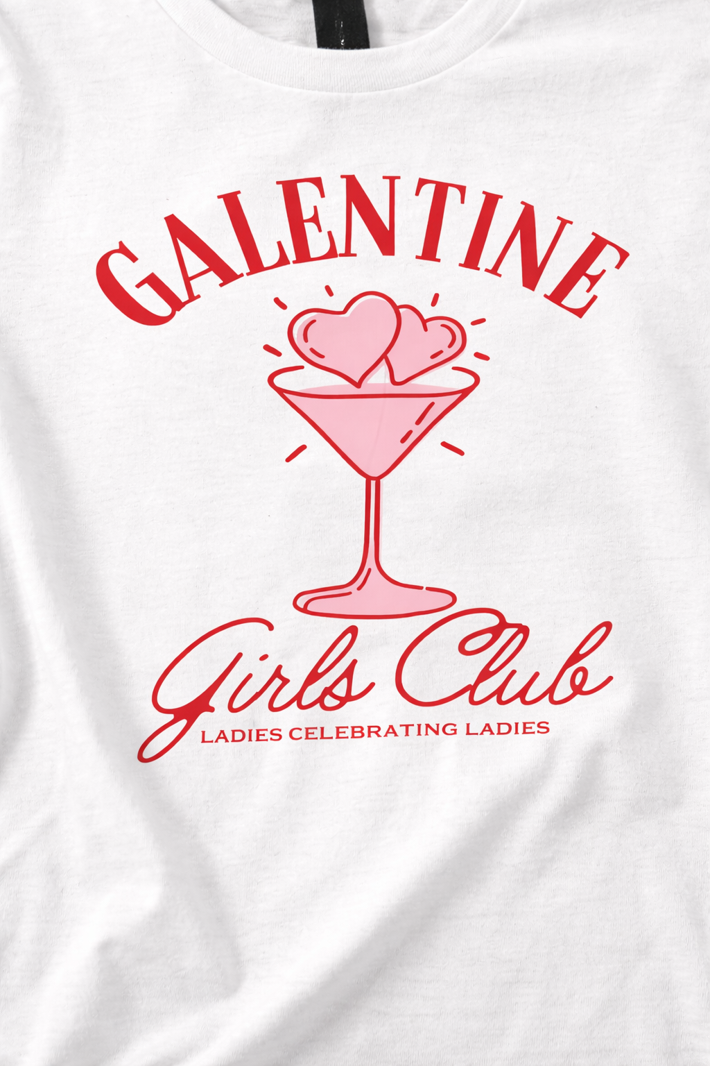 Galentines Girls Club Gildan Tee - White